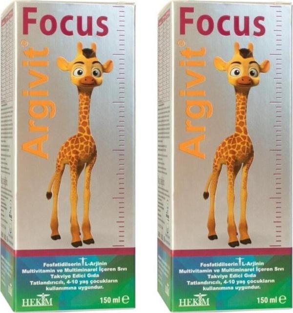 Argivit Focus Şurup 150 Ml 2 Adet - Image 1
