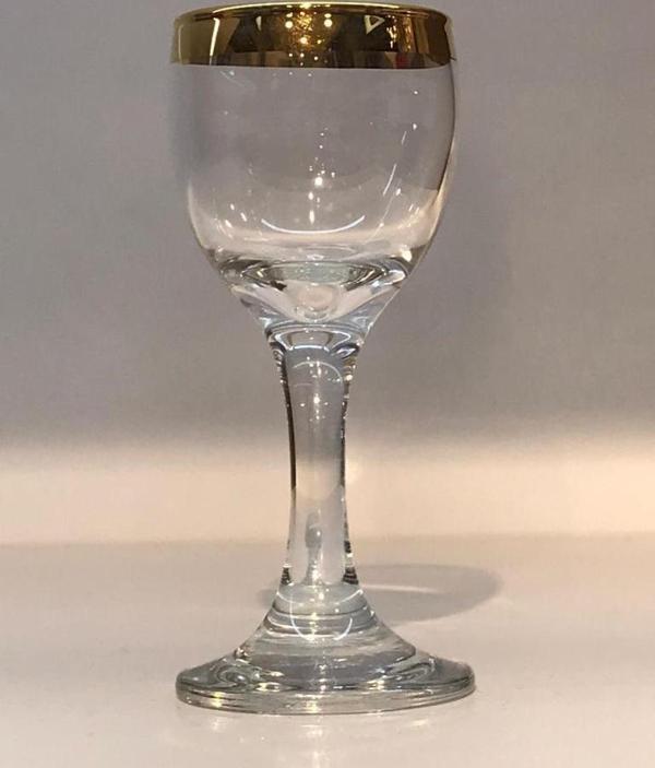 Paşabahçe Kahve Yanı Su Bardağı 44134 6Lı Bistro 60cc Gold - Image 1