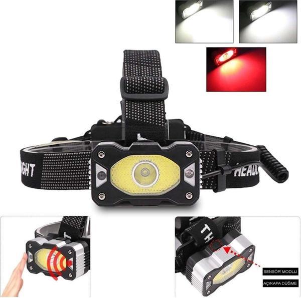 Astra Market 4 Modlu Sensörlü Şarjlı Güçlü Kafa Lambası Watton Wt-248 - Image 1