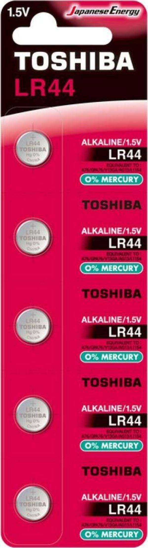 FinDit TOSHIBA LR44 ALKALİN PİL 5Lİ - Image 1