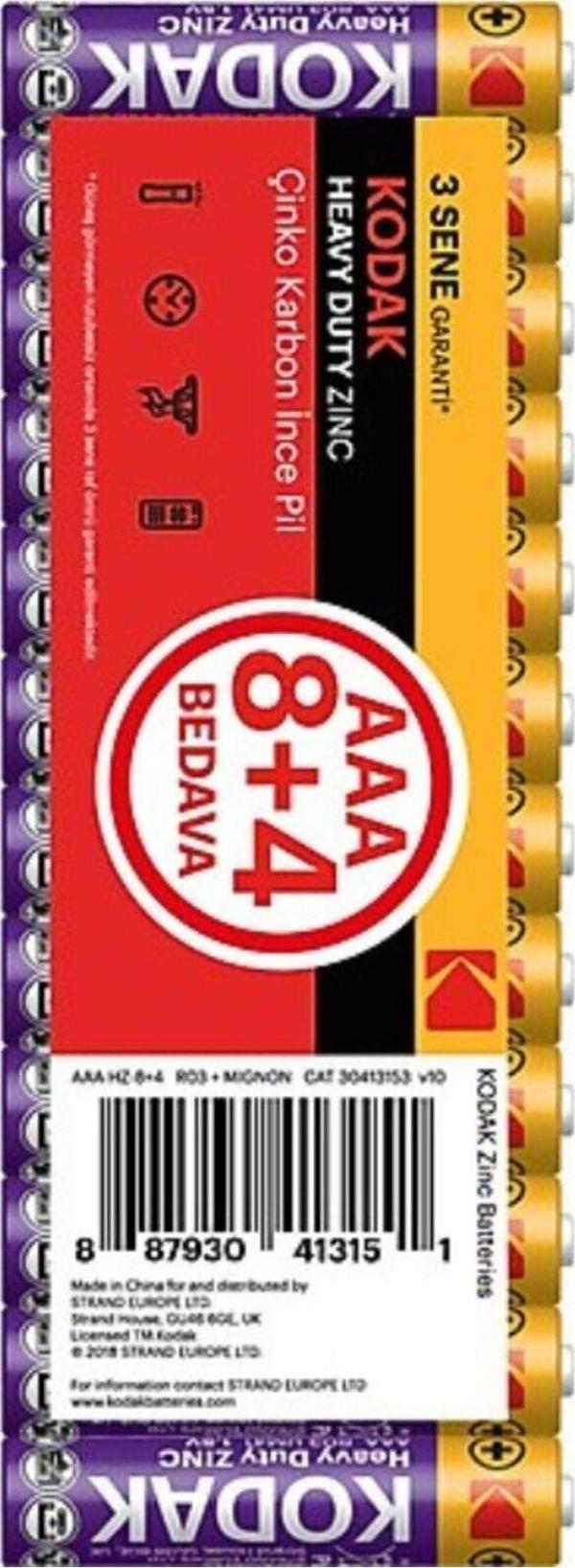 Kodak Ince Pil 8+4 - Image 1