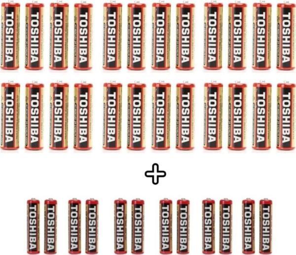 Toshiba Heavy Duty 36'lı Özel Pil Paketi (24 Aa+12 Aaa) 250236lıtoshıbaa - Image 1