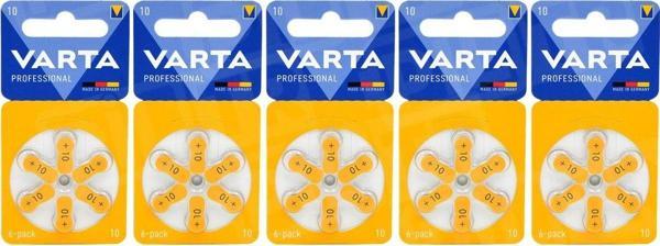 Varta 10 Numara Işitme Cihaz Pili 6x5 (30 Adet) - Image 1