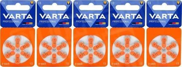 Varta 13 Numara Işitme Cihaz Pili 6x5 (30 Adet) - Image 1