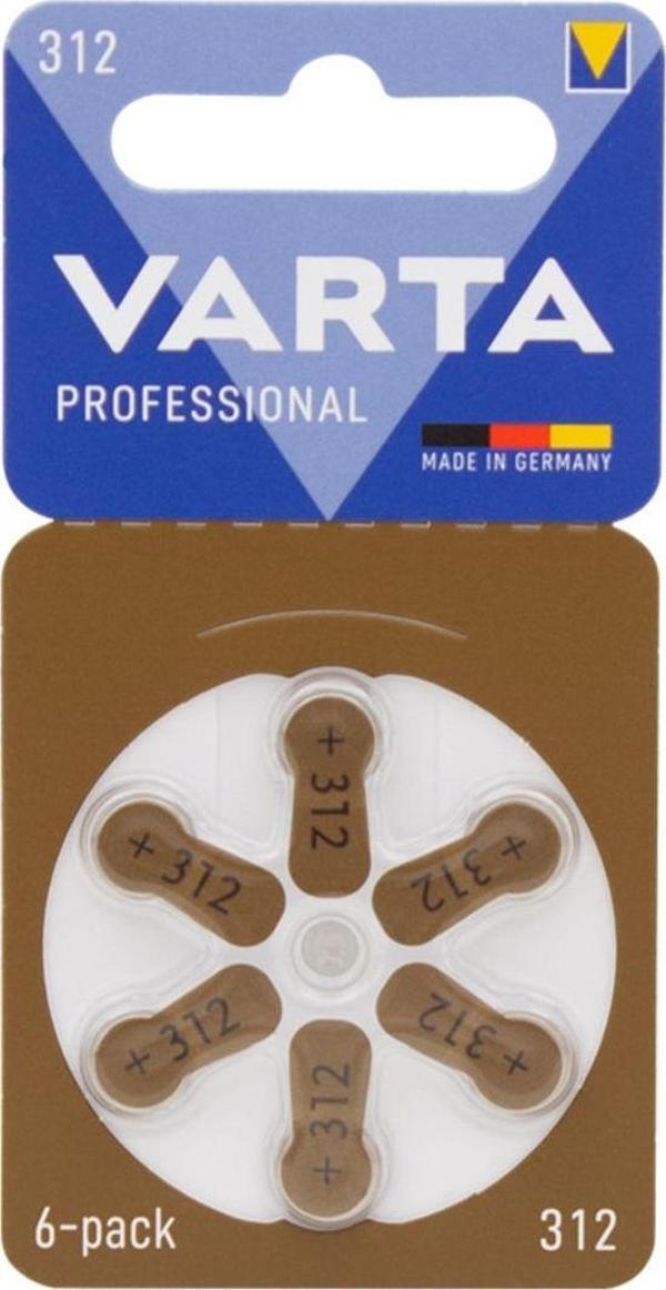 Varta 312 NO KULAKLIK PİLİ 6LI PAKET (K246) - Image 1