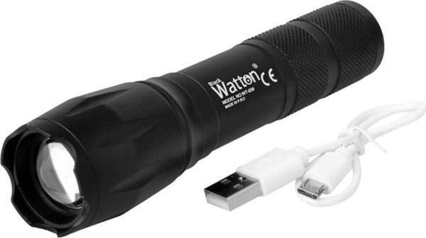 Watton Powerbank Özellikli Uzun Menzilli EL Feneri Wt-039 - Image 1