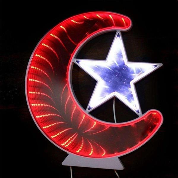 Xnews Ay Yıldız Işık Pano Türk Bayrağı Bm-079 - Image 1