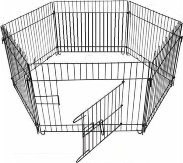Best Metal Köpek Oyun Alanı Çit 70x69 Cm Altı Parça - Image 1