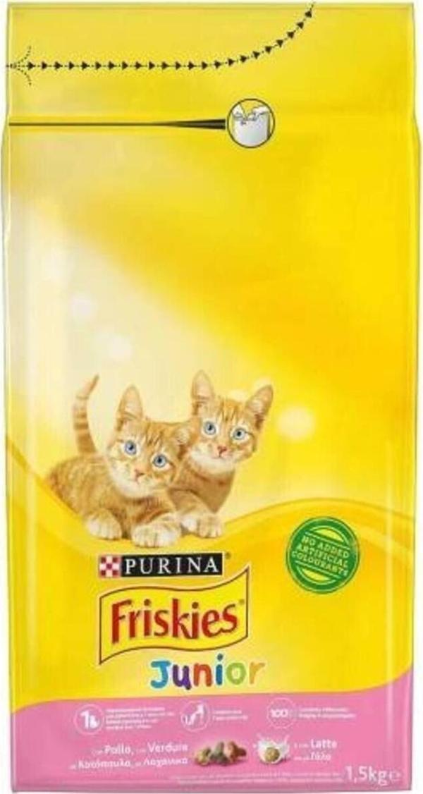 friskies Junior Tavuklu Sütlü Yavru Kedi Maması 1.5 Kg - Image 1