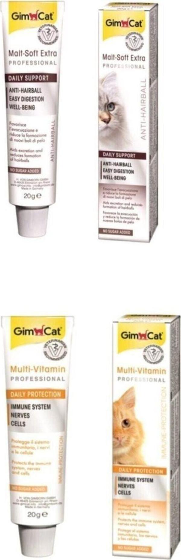 GimCat Multi Vitamin 20 Gr + Malt Soft 20 Gr - Image 1