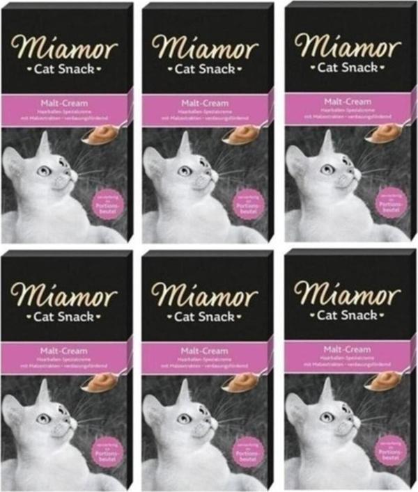 Miamor Cream Malt Maya Kedi Ödülü 6 X 15 gr 6 Lı Paket - Image 1