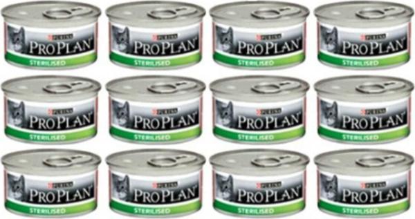 Pro Plan Sterilised Ton Ve Somonlu Kısırlaştırılmış Kedi Konserve 85 Gr 12'li Pkt - Image 1