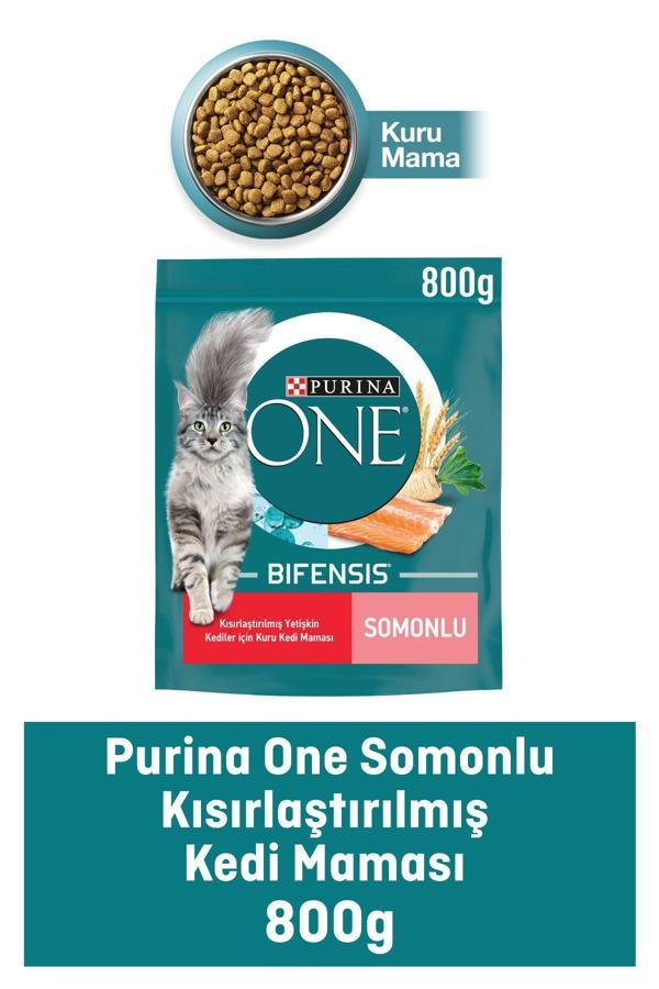 Purina One Sterilised Somonlu Kısırlaştırılmış Kedi Maması 800 Gr - Image 1