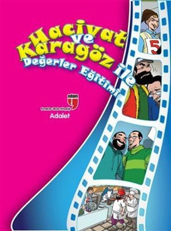 Hacivat ve Karagöz ile Değerler Eğitimi - Adalet - Edam Yayınevi - Image 1