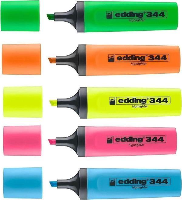 344 Fosforlu Kalem 5'li Set Karışık F.k - Image 1