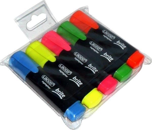 Lacco Brite Fosforlu Kalem 5'li - Image 1