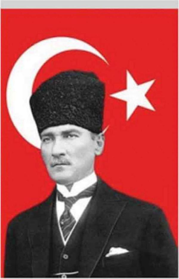 Atatürklü Saten Türk Bayrağı 100x150 cm - Image 1