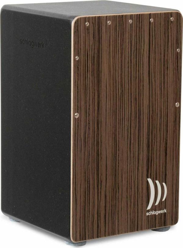 Schlagwerk CP90 Cajon Rudiments Vintage Walnut SPL Large Black - Image 1