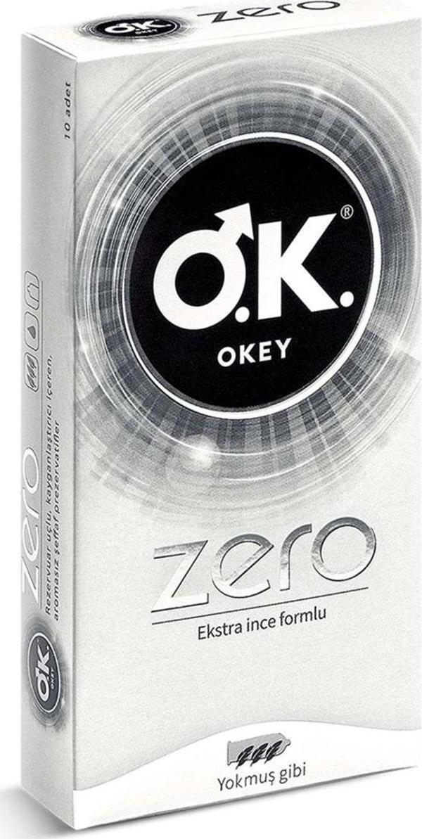 Okey Zero Ekstra İnce Formlu Prezervatif 10 Adet - Image 1