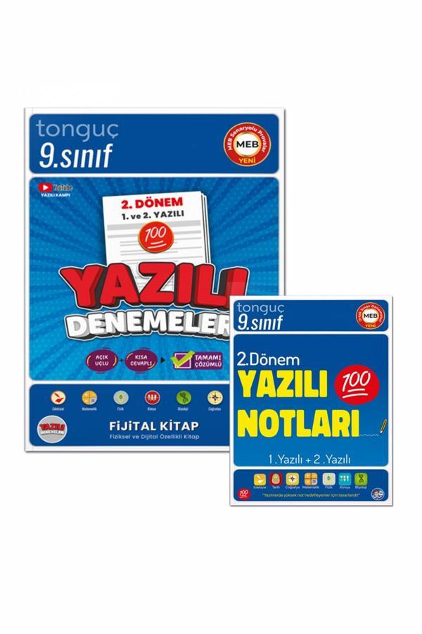 9. Sınıf Yazılı Notları ve Denemeleri 2. Dönem 1 ve 2. Yazılı 2 KİTAP - Tonguç Yayınları - Tonguç Yayınları - Image 1