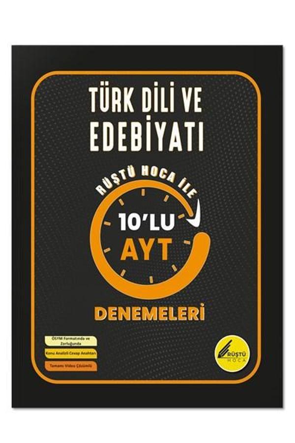 Rüştü Hoca AYT Türk Dili ve Edebiyatı 10'lu Denemeleri - Rüştü Hoca - Image 1