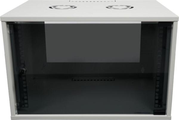 12U 600x600 Mm Duvar Tipi Soho Rack Kabinet Gri - Image 1