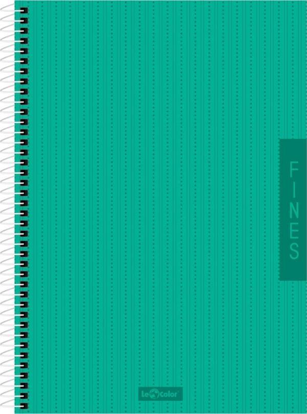 Fines Ofis Defter A4 Spiralli Kareli Yeşil - Image 1