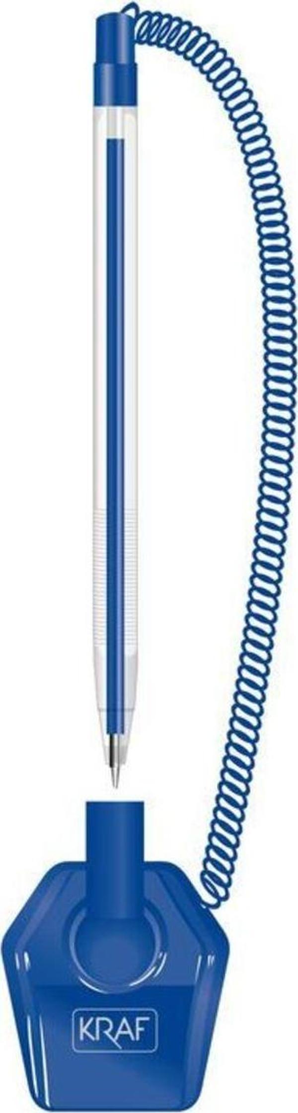Spiralli Tükenmez Kalem 0.7mm Mavi - Image 1