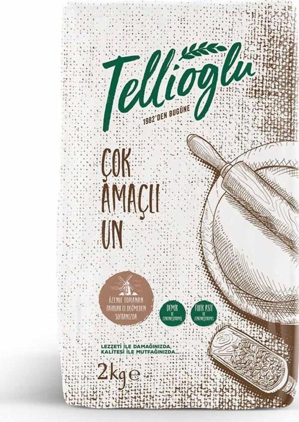 Tellioğlu Çok Amaçlı Un 2 Kg - Image 1