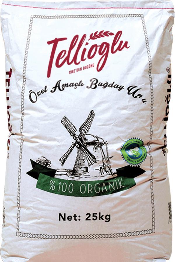 Tellioğlu Organik Özel Amaçlı Buğday Unu 25 Kg - Image 1