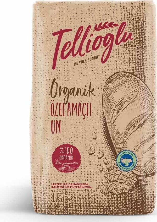 Tellioğlu Organik Özel Amaçlı Un 1 Kg - Image 1