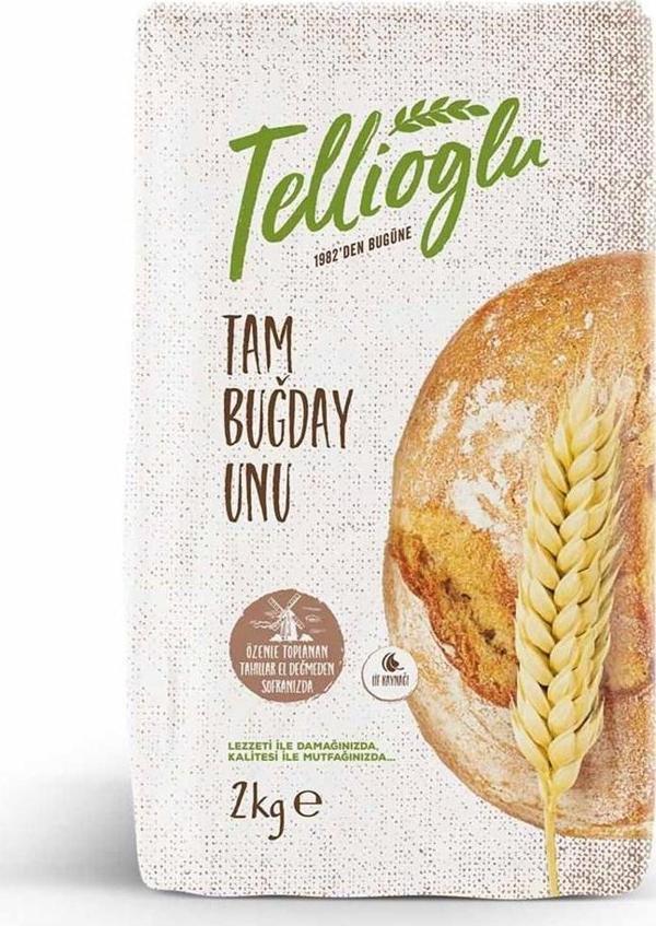 Tellioğlu Tam Buğday Unu 2 KG - Image 1