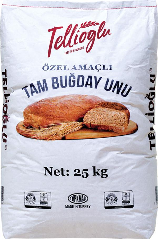 Tellioğlu Tam Buğday Unu 25 Kg - Image 1