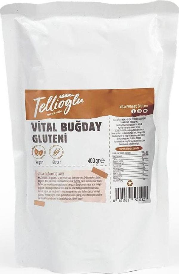 Tellioğlu Vital Buğday Gluteni 400  gr - Image 1