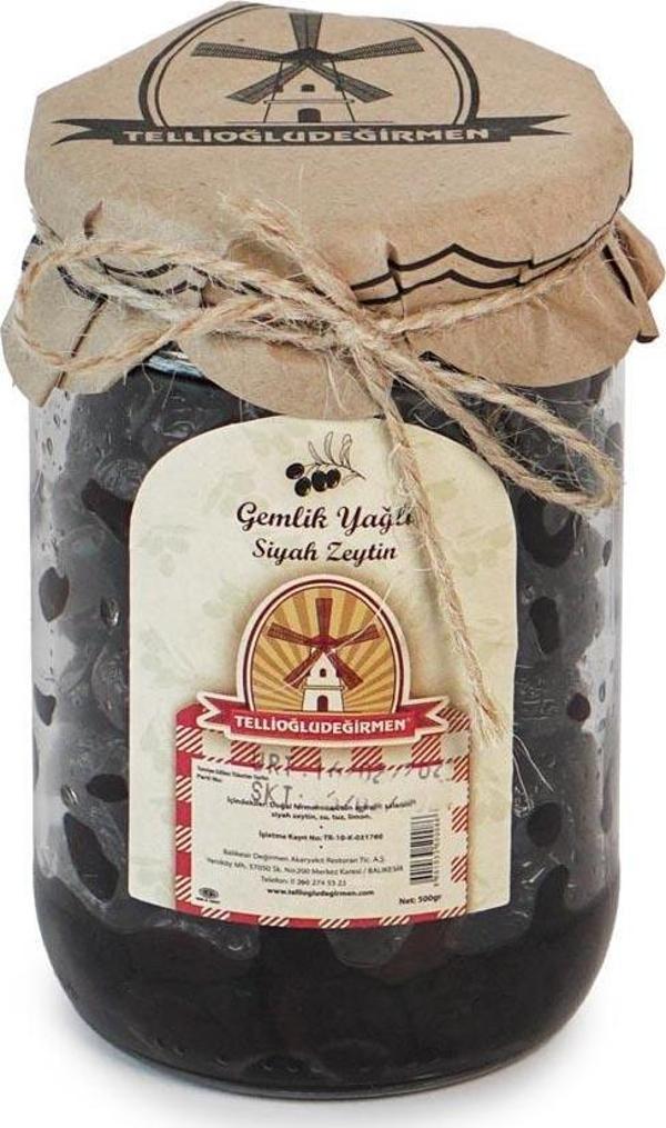 Gemlik Siyah İri Zeytin 500 Gr - Image 1