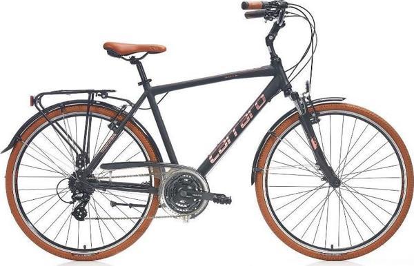 Carraro Elite 804 28"Jant V Fren 48 Cm Kadro 24 Vites Şehir Bisikleti Siyah Kahve Bakır - Image 1