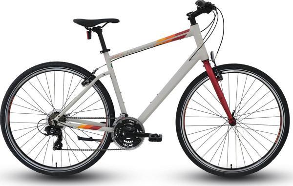 Carraro Sportive 321 V 28'Jant 21 Vites Trekking Şehir Bisikleti Gri Kırmızı Turuncu - Image 1