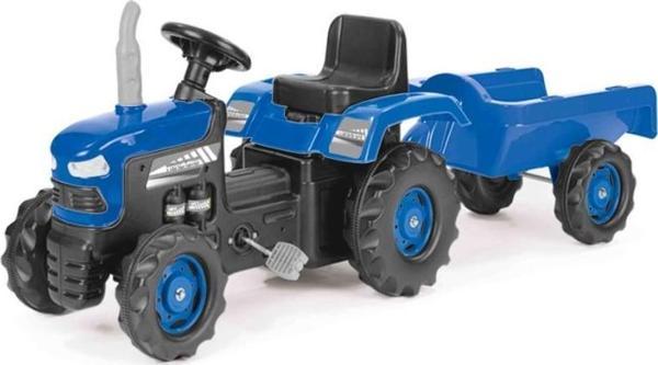 Dolu 8253 Römorklu Traktör Pedallı Mavi Römorklu Traktör - Image 1