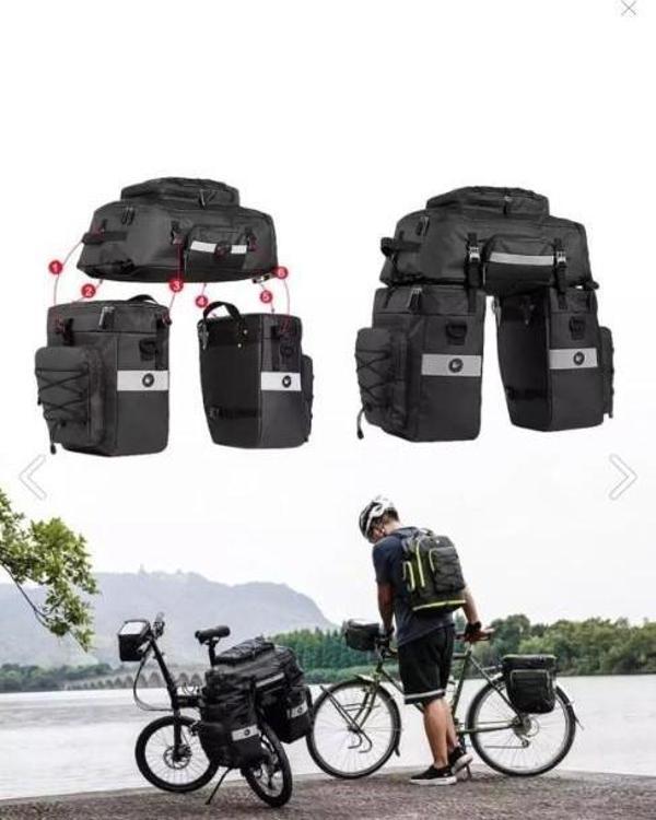 75 Litre 3 In 1 Çok Amaçlı Bisiklet Tur Heybesi, Sırt Çantası Xbyc 889 - Image 1