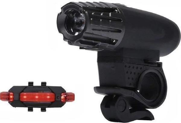 FORTE GT XBYC 6117 Far Seti BİSİKLET ÖN ARKA FAR STOP SETİ ŞARJLI - Image 1