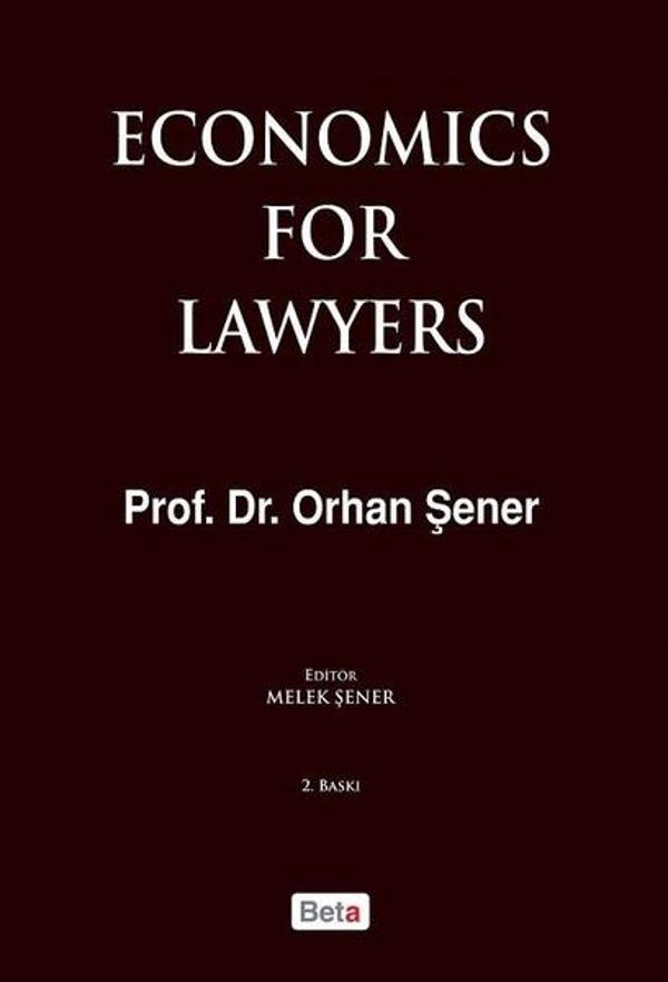 Economics For Lawyers - Beta Yayınları - Image 1