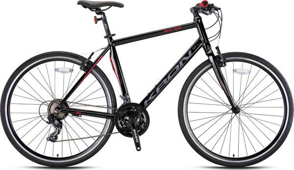 Kron SPX100 V 28" Jant 20" Kadro 21 Vites Şehir Bisikleti SİYAH KIRMIZI - Image 1
