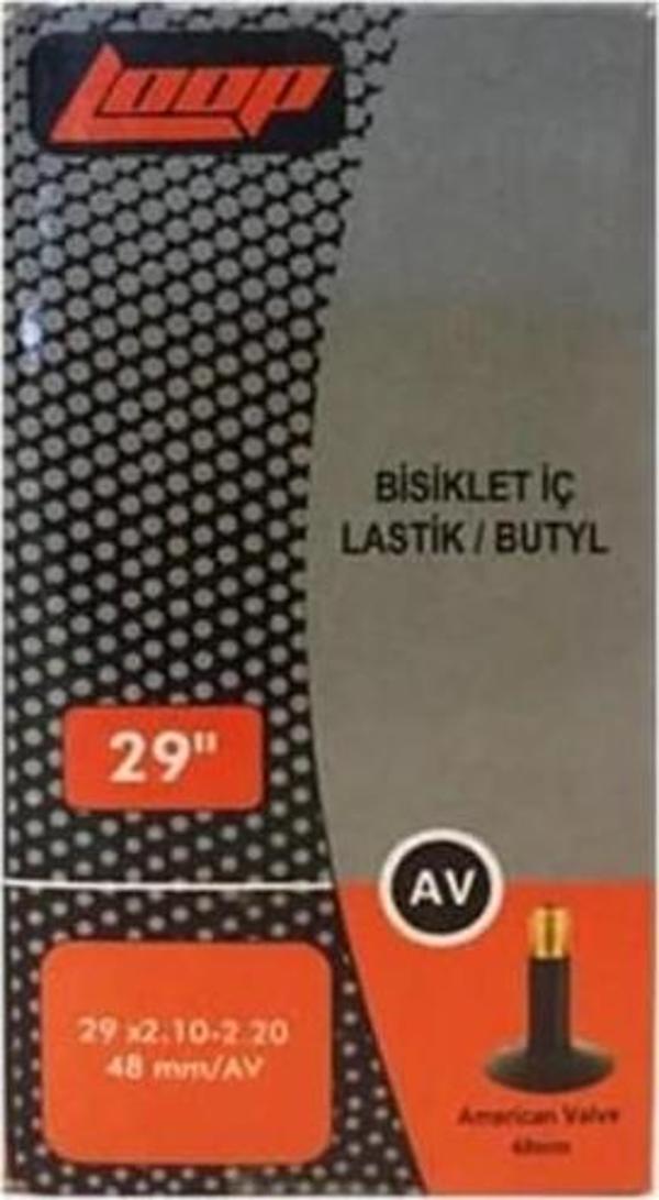 Loop Bisiklet İç Lastik 29x1.75-2.10 Av48 Kalın Sibop 29 JANT İÇ LASTİK - Image 1