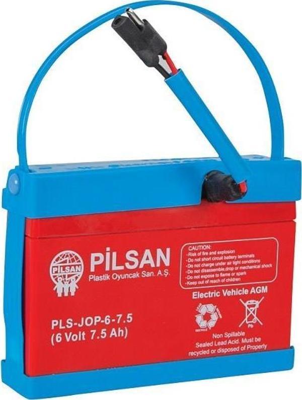 6 VOLT 7 AMPER AKÜLÜ ARABA AKÜSÜ 6 V 7 A ORJİNAL PİLSAN AKÜ - Image 1