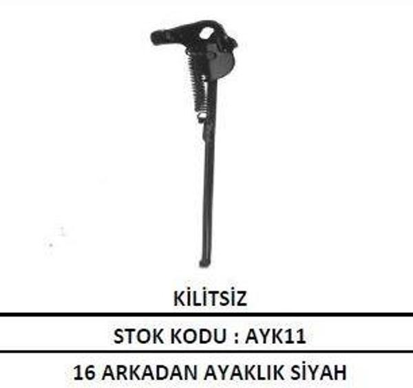 ARKA AYAK 16'' JANT SİYAH MODEL ÇOCUK BİSİKLETİ PARK AYAK - Image 1