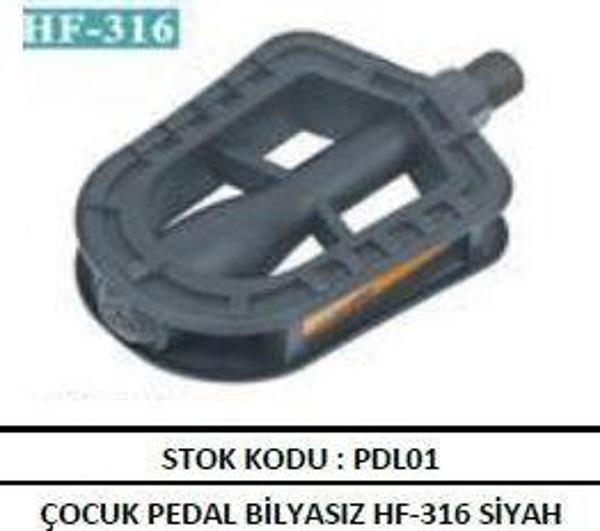 BİSİKLET Çocuk Pedal Bilyasız HF-316 Siyah - Image 1