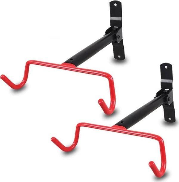 Bisiklet Duvar Askısı Hs-017A Çift Kancalı Ayarlı Kolay Montaj - Image 1