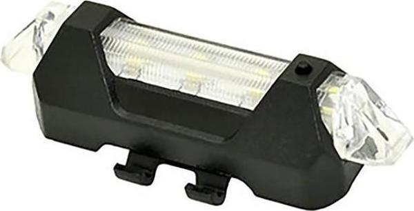 Bisiklet Işığı Led Stop Arka Ikaz Lamba Işık Usb Şarjlı 4 Mod beyaz-kırmızı ledli - Image 1