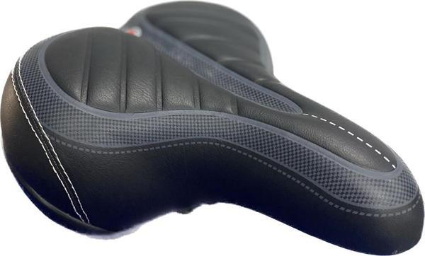 Forte GT 317 Bisiklet Geniş Yaylı Deri Sele Yumuşak Ve Rahat Bisiklet Koltuğu Yaylı Ortopedik Koltuk  - Image 1