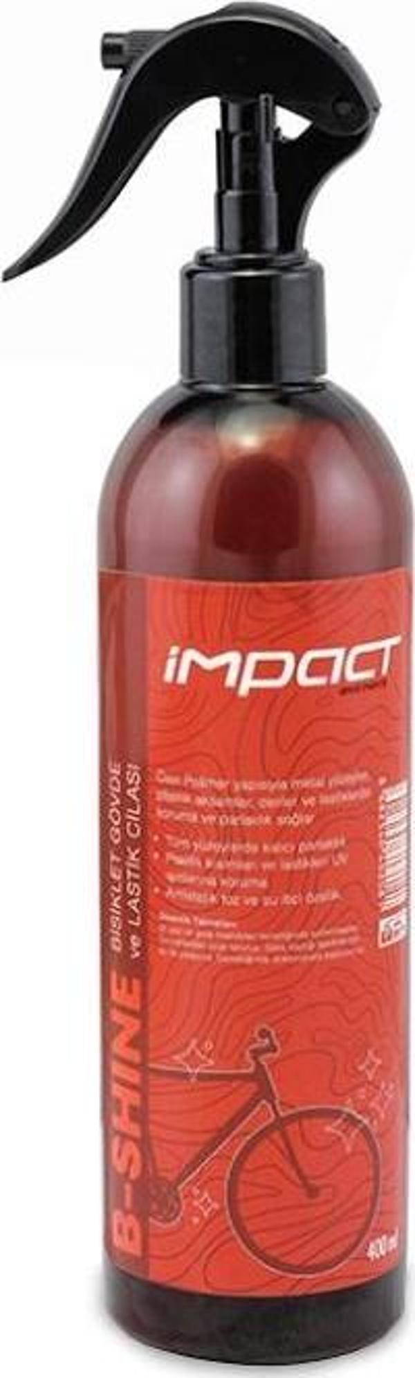 Impact Bisiklet Cilası B-SHINE, 400 ML Yüksek Koruma Ve Bakım Sağlayan Sprey Cila  - Image 1